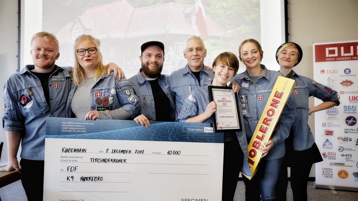 7 foreninger nomineret til Årets Ungdomsforening