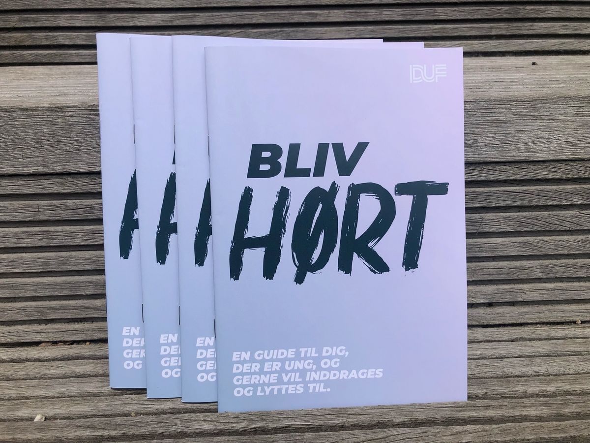 DUF lancerer ny guide til unge: BLIV HØRT