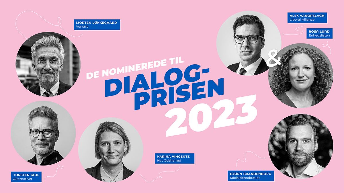 Her er de nominerede til Dialogprisen 2023