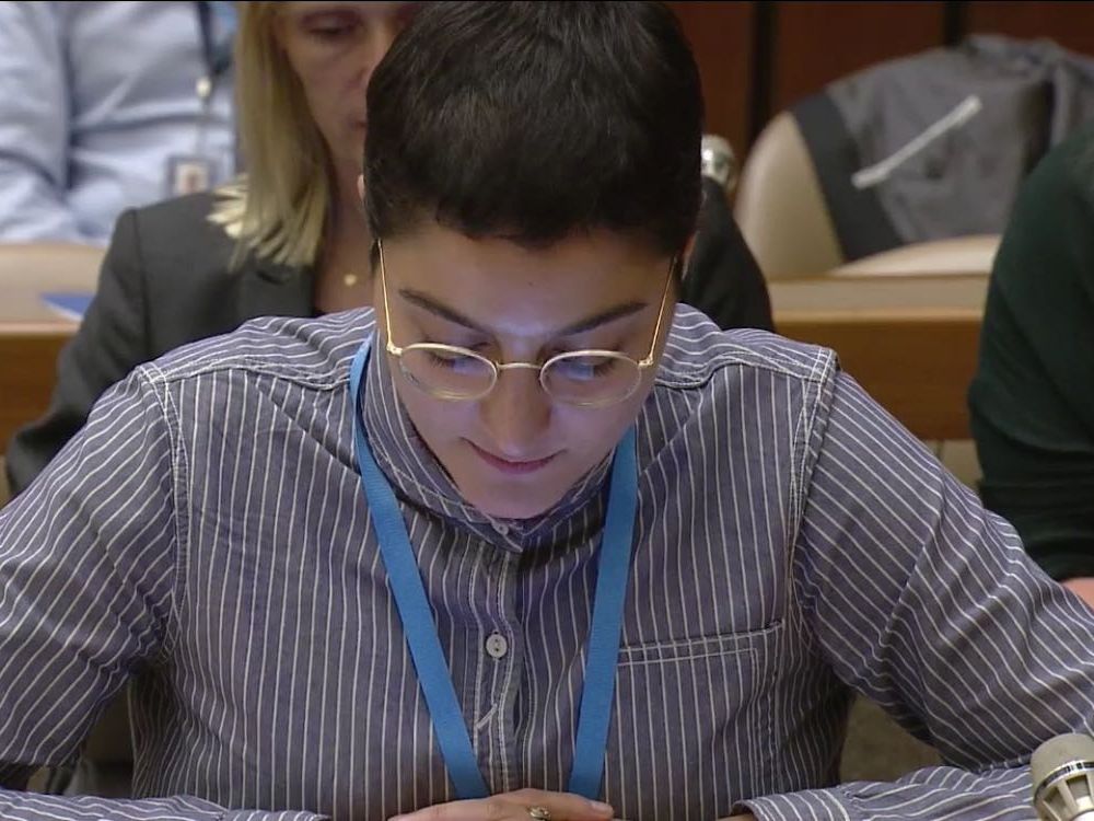 DUFs ungdomsdelegater til WHOs generalforsamling