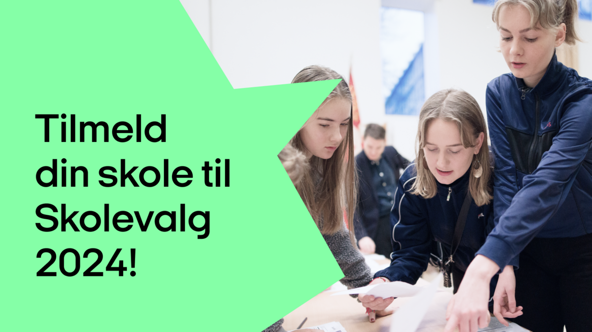 Nu kan din skole tilmelde sig Skolevalg 2024