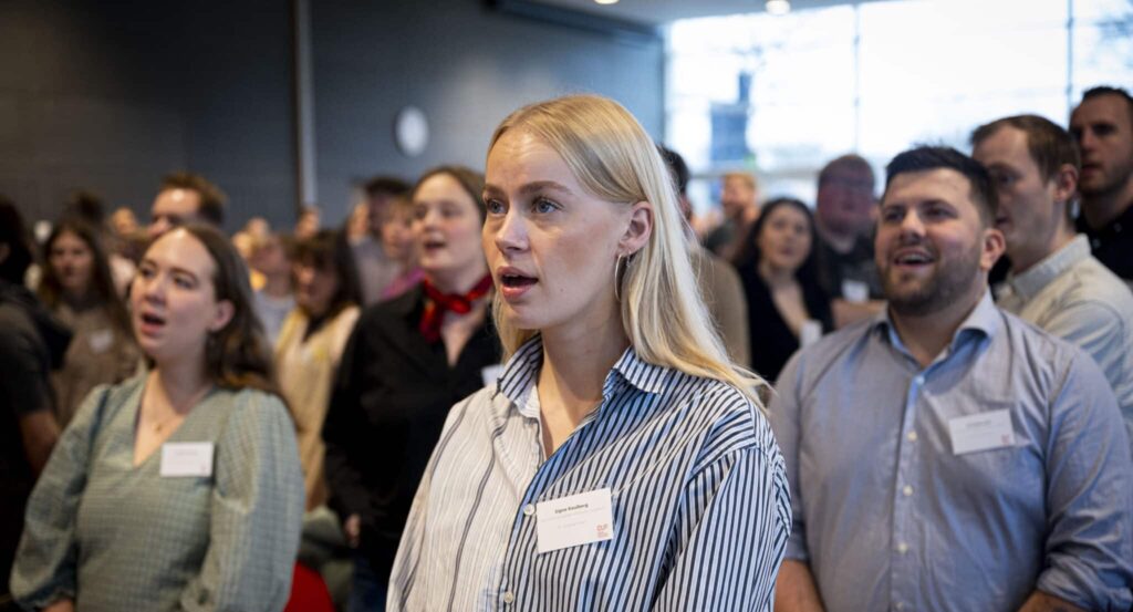 Fællessang til DUFs delegeretmøde
