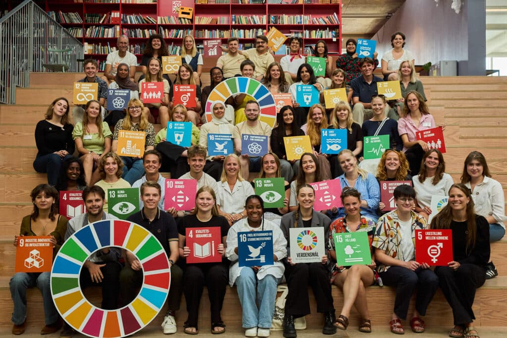 Gruppebillede af verdensmålsambassadører